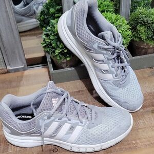 Adidas Men's Galaxy 2 Gray and White Running Sneakers Size 9